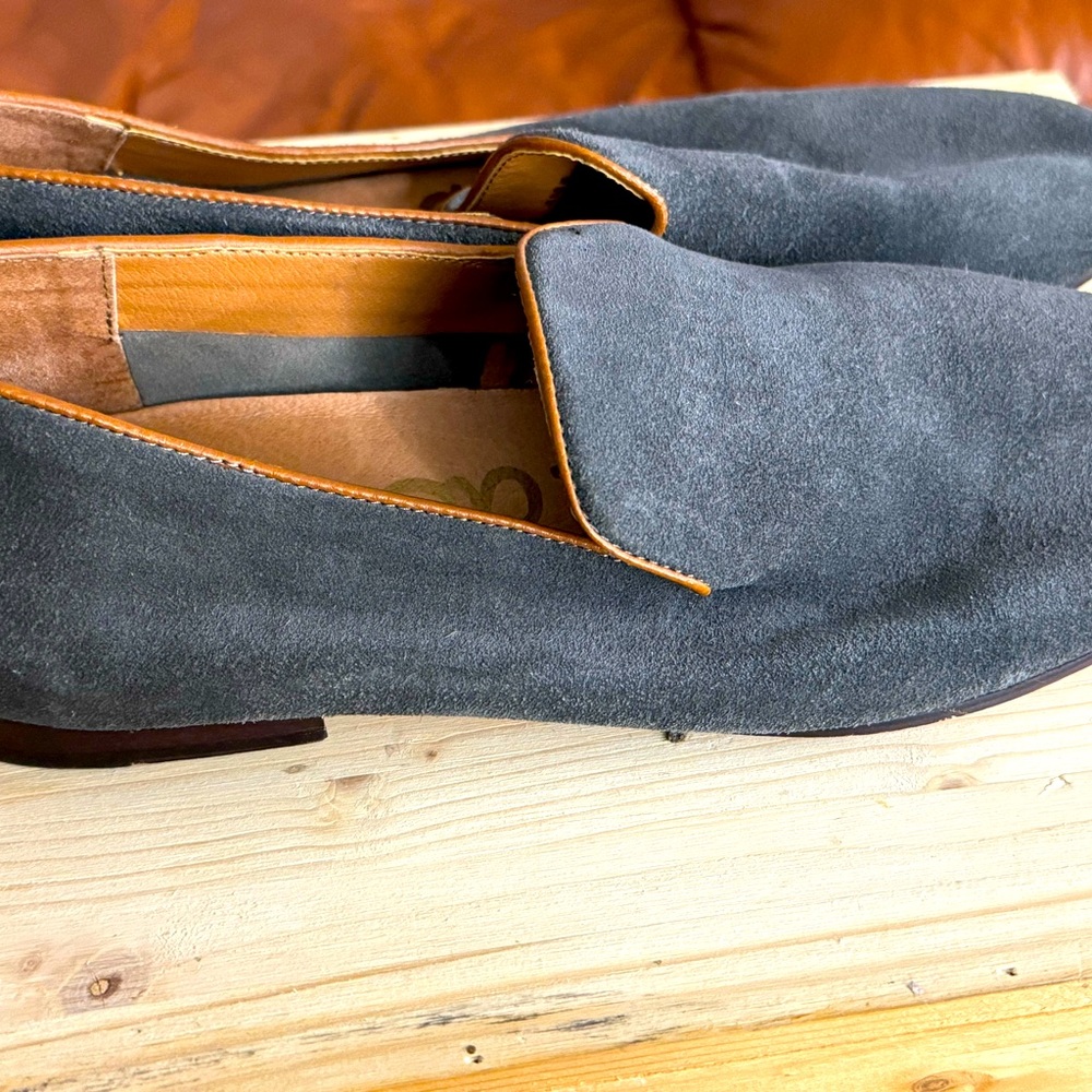 Gray Suede Sam Edelman Slip on’s Bryan